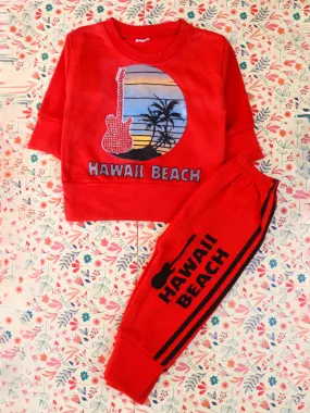 1.5Yr - 4Yrs Beach Red Suit For Kids SG BS85