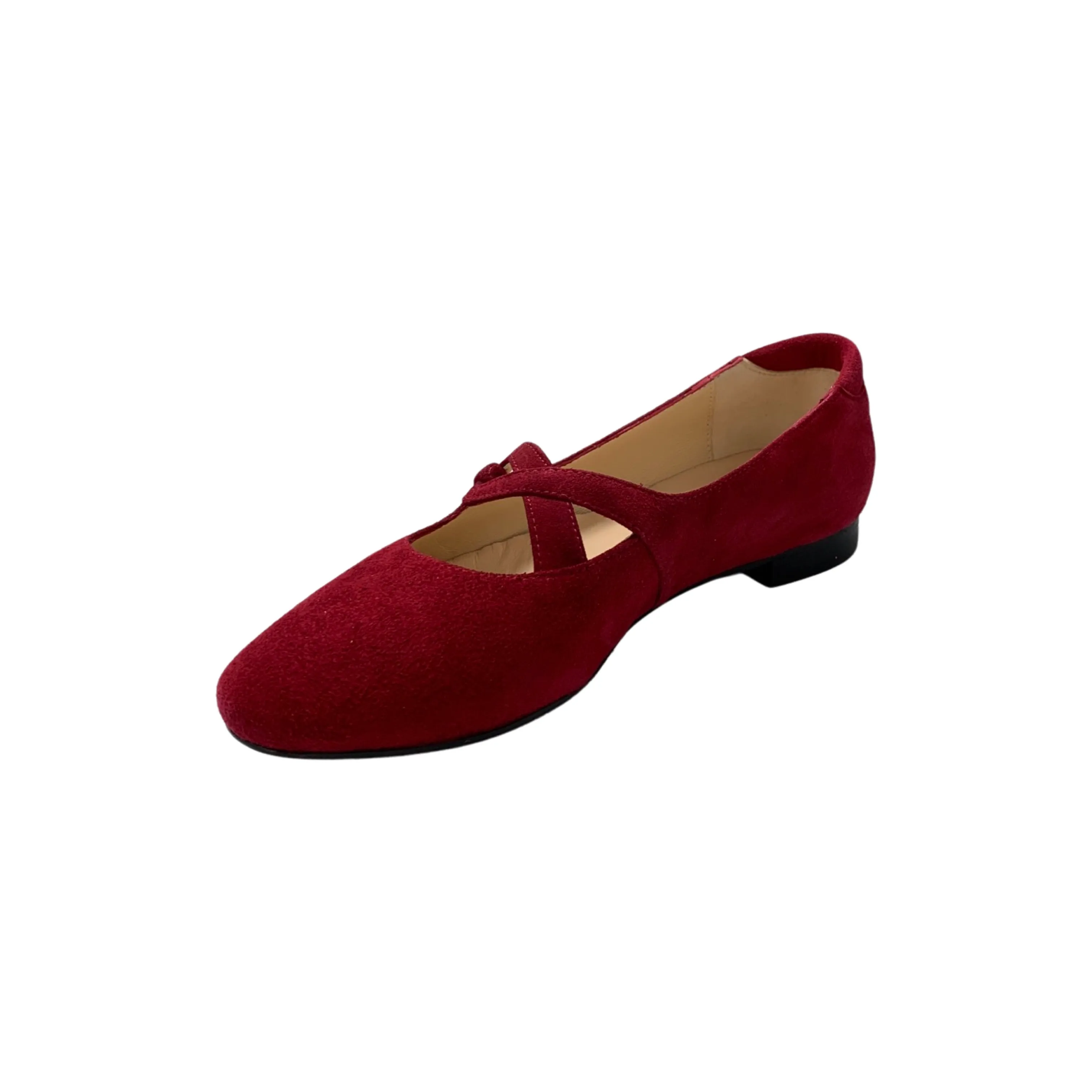 235531 Red Suede Flat