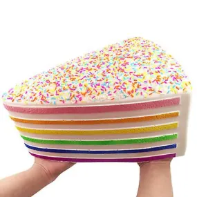 25*18*13cm Oversized Rainbow cake Squishy Slow rebound Decompression toys ?for kids,adult AZ16301