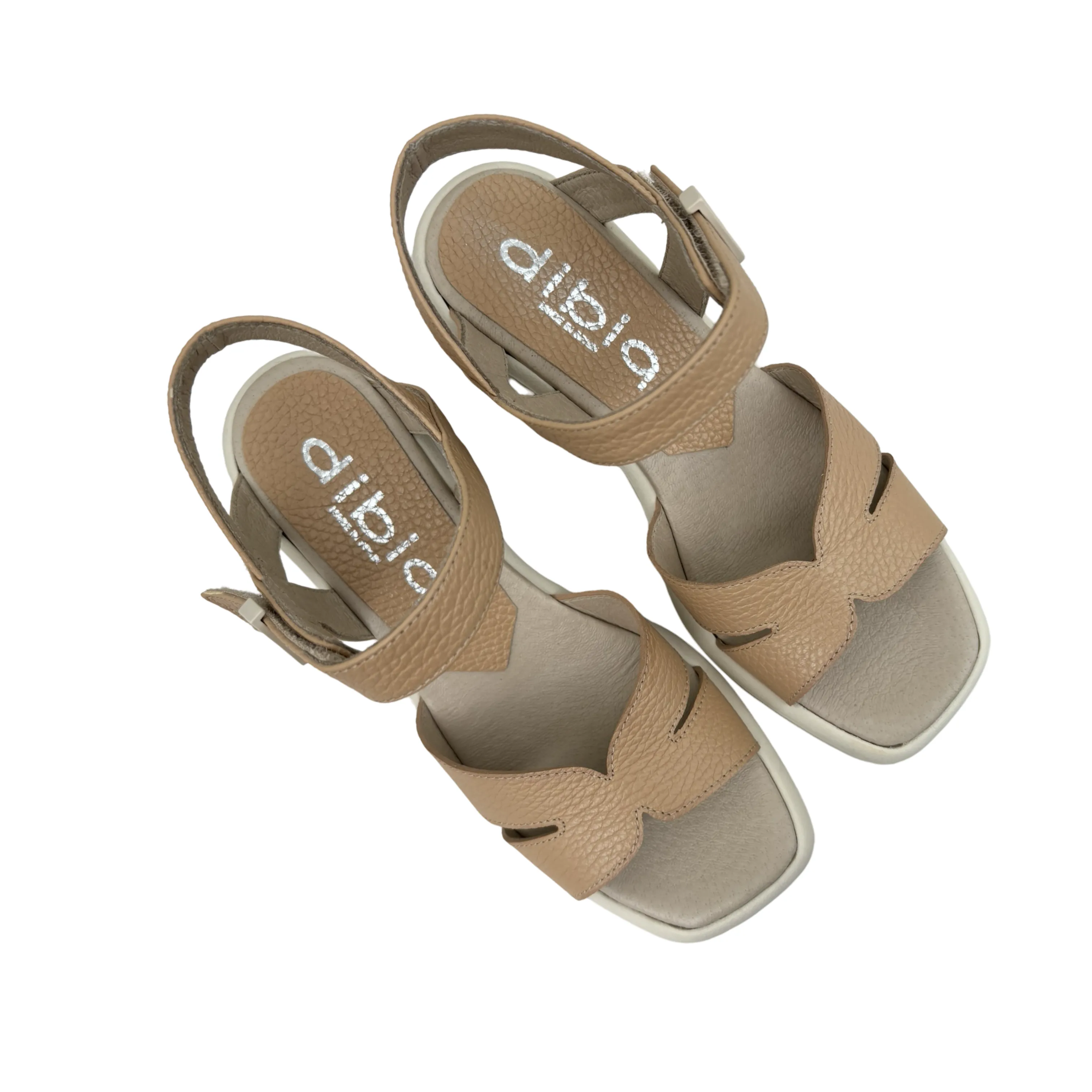 50064-2 Nude Euro Sport Heeled Sandal