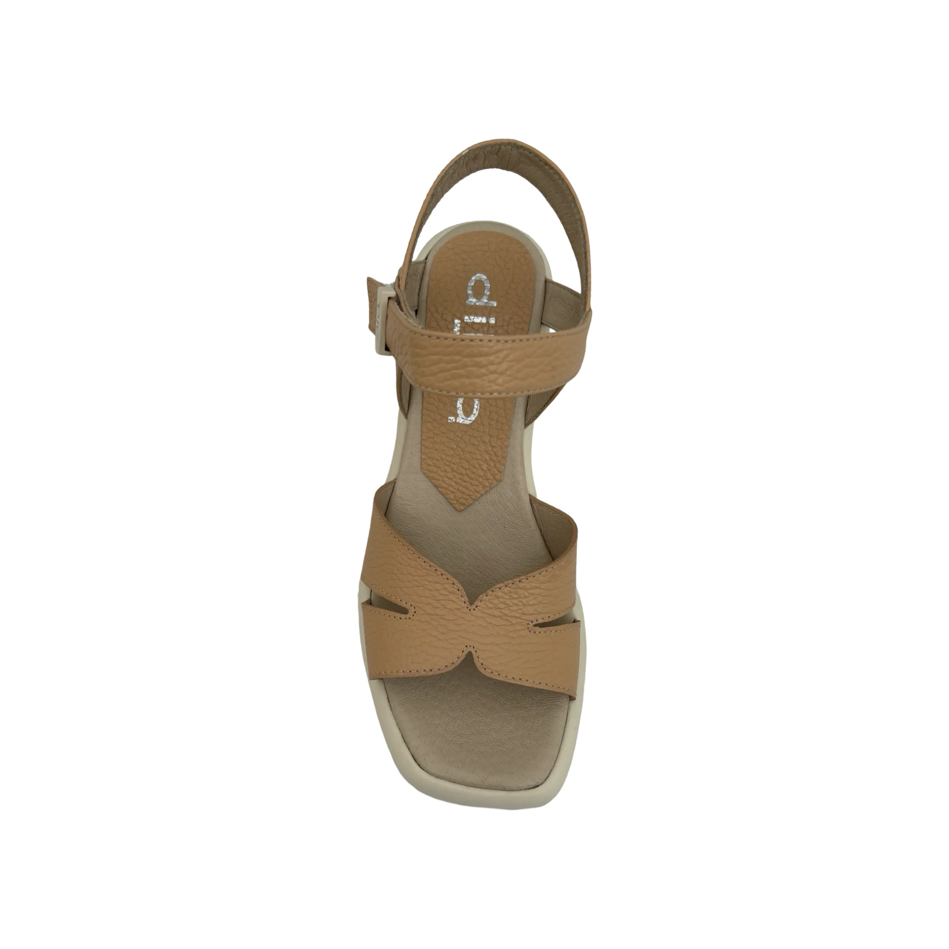 50064-2 Nude Euro Sport Heeled Sandal