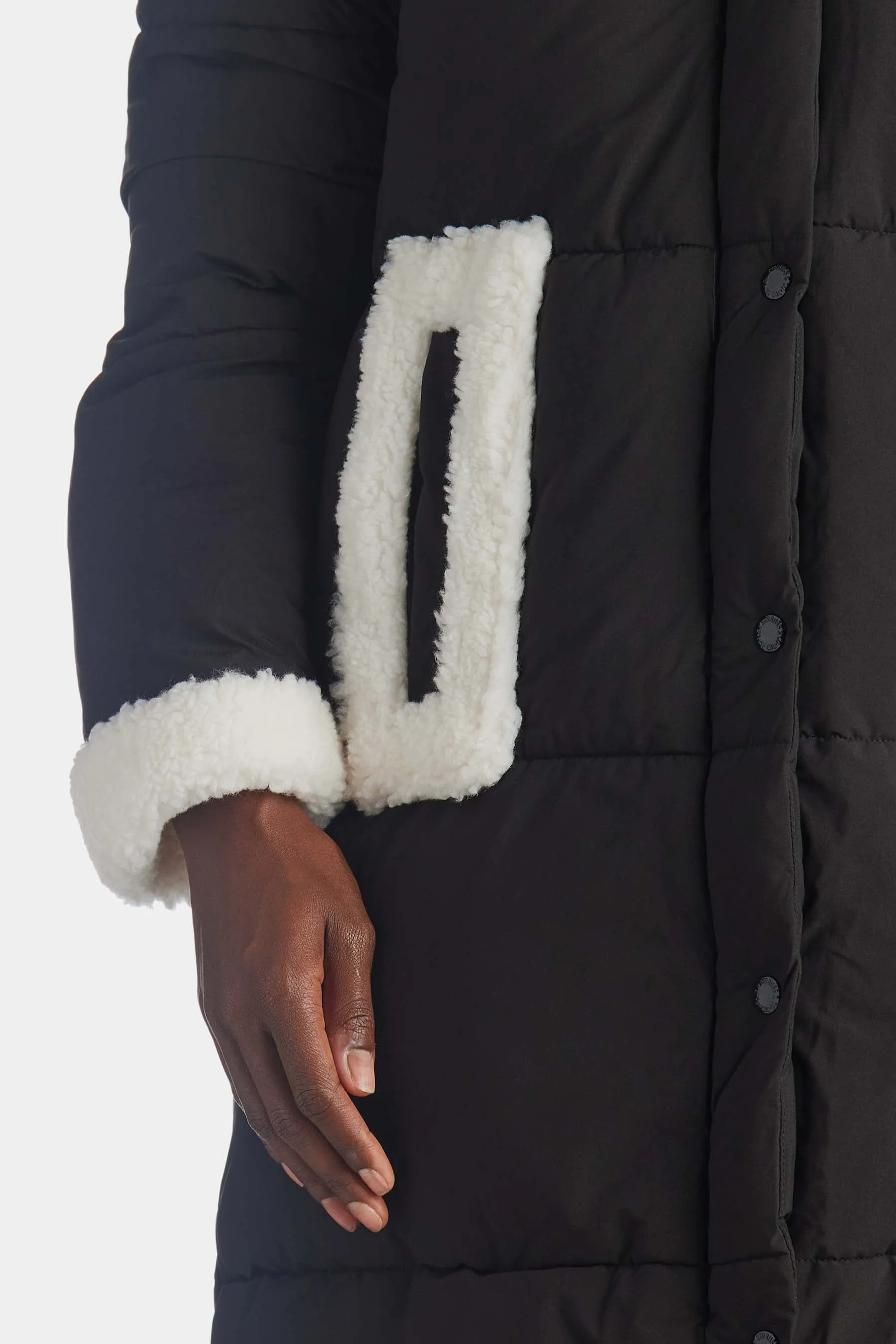 Active Sherpa Hybrid Puffer Coat