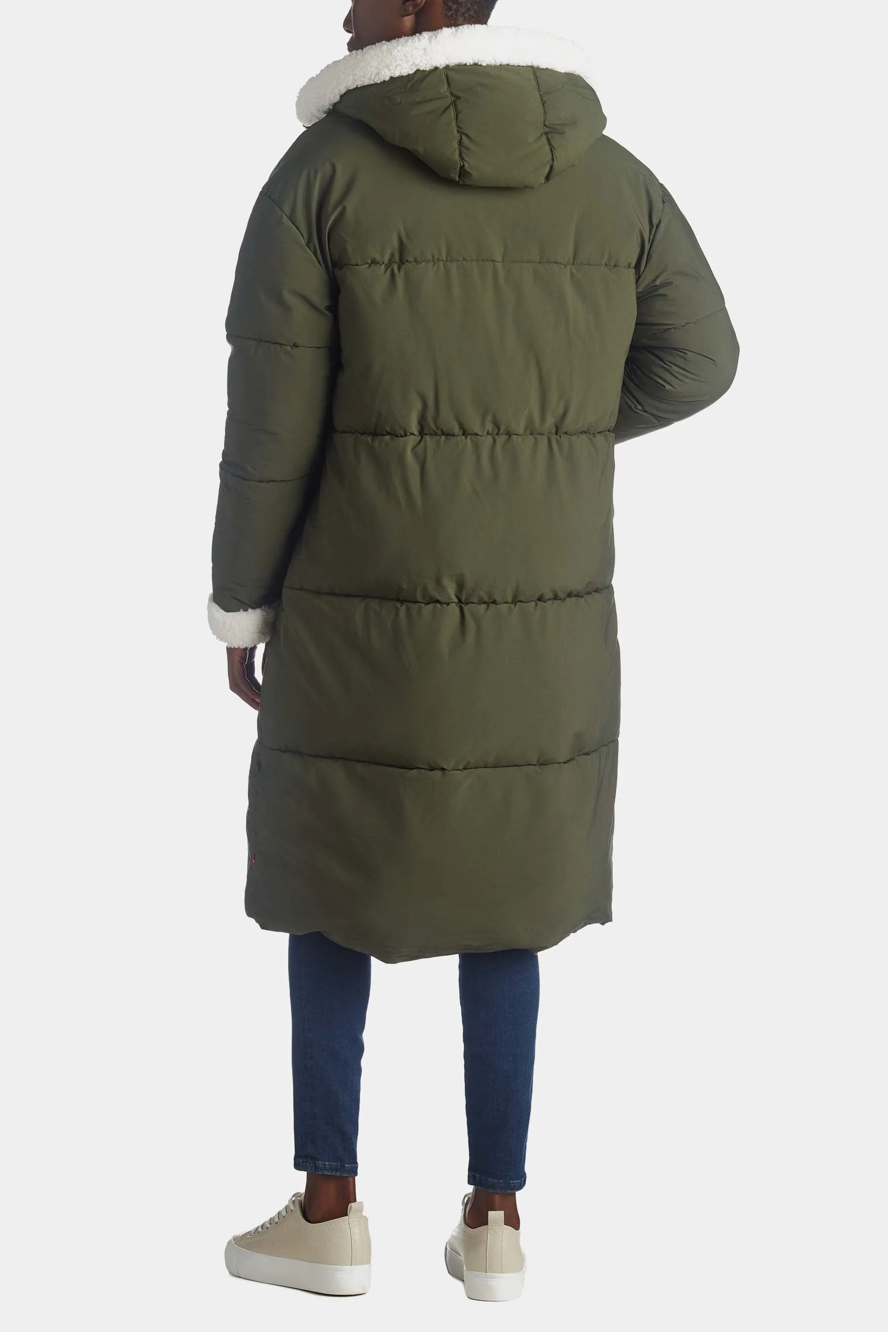 Active Sherpa Hybrid Puffer Coat