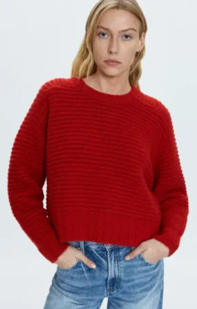 Adina Every Day Sweater in Rouge