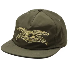 Anti-Hero Basic Eagle Hat - Olive/Yellow