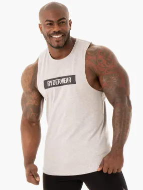 Base Baller Tank - Grey Marl