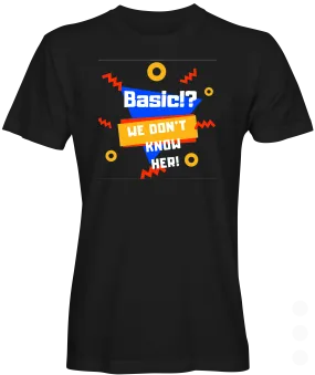 Basic We Don't Know Her Graphic Tee- Plus Size