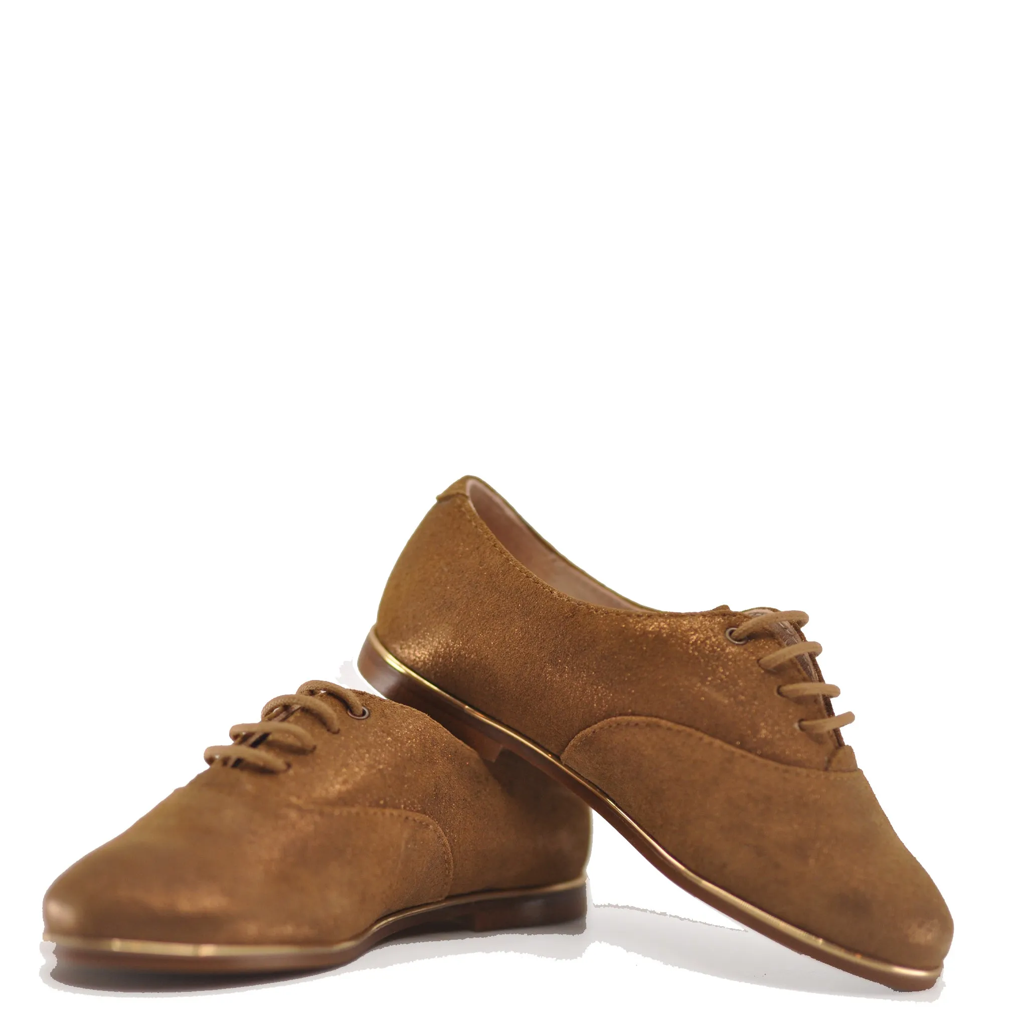 Beberlis Bronze Shimmer Leather Derby