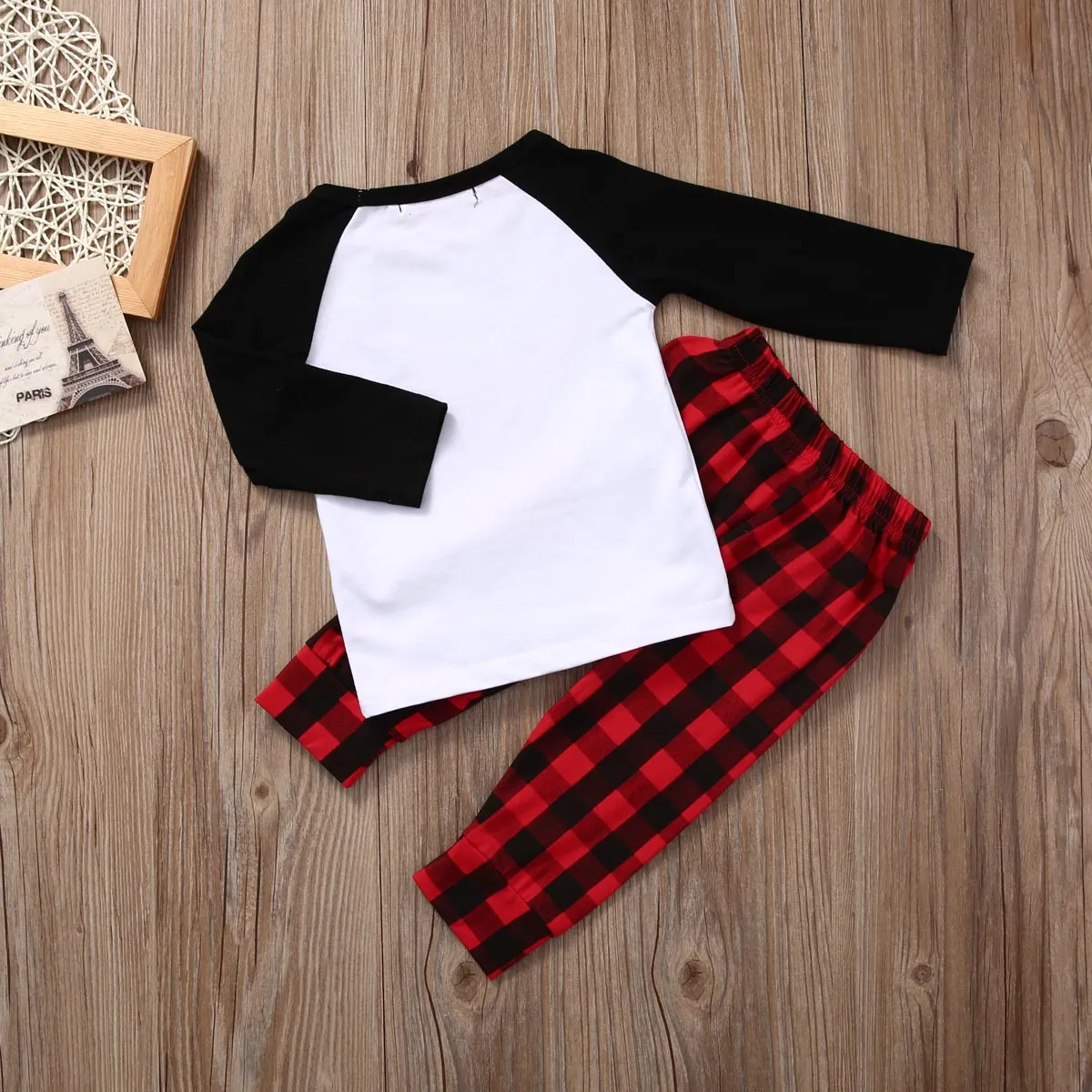 Boys 2pcs Plaid Set