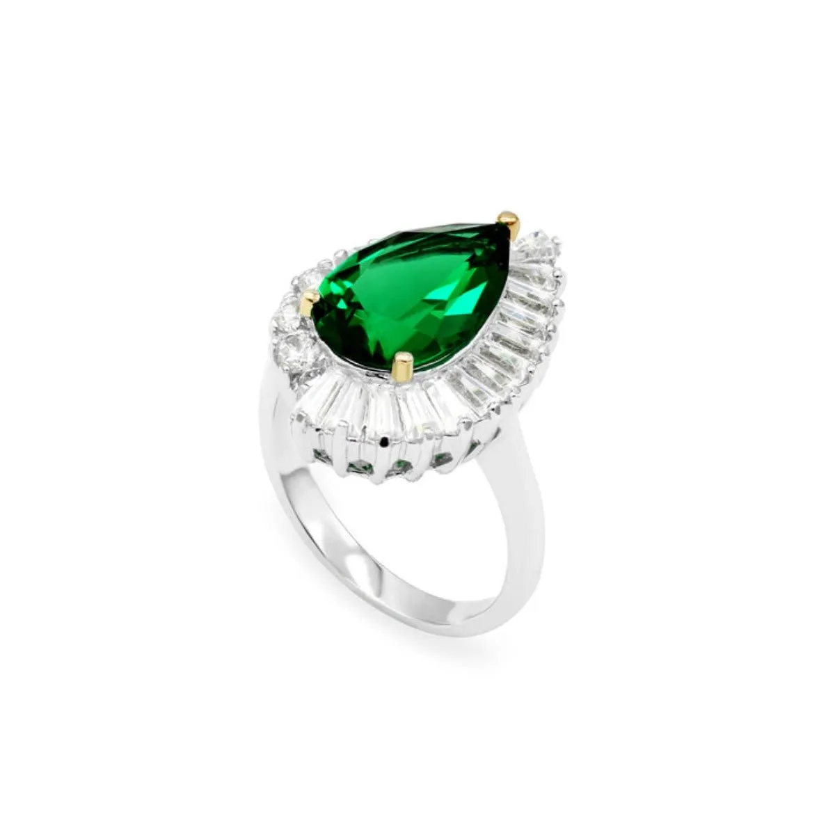 CARAT* London Eleanor Ring Emerald Green