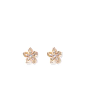 Carina Flower Stone Earrings