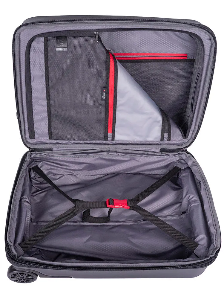 Cellini Pro X 2 Wheel Carry-On Pullman with Oversized Fastline Wheels | Black