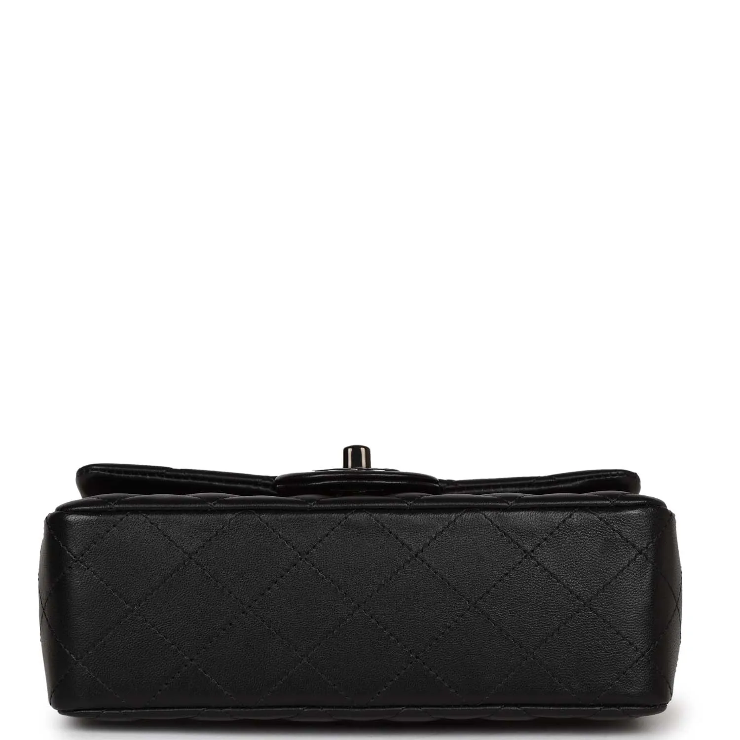 Chanel Mini Rectangular Flap Bag SO Black Lambskin Black Hardware