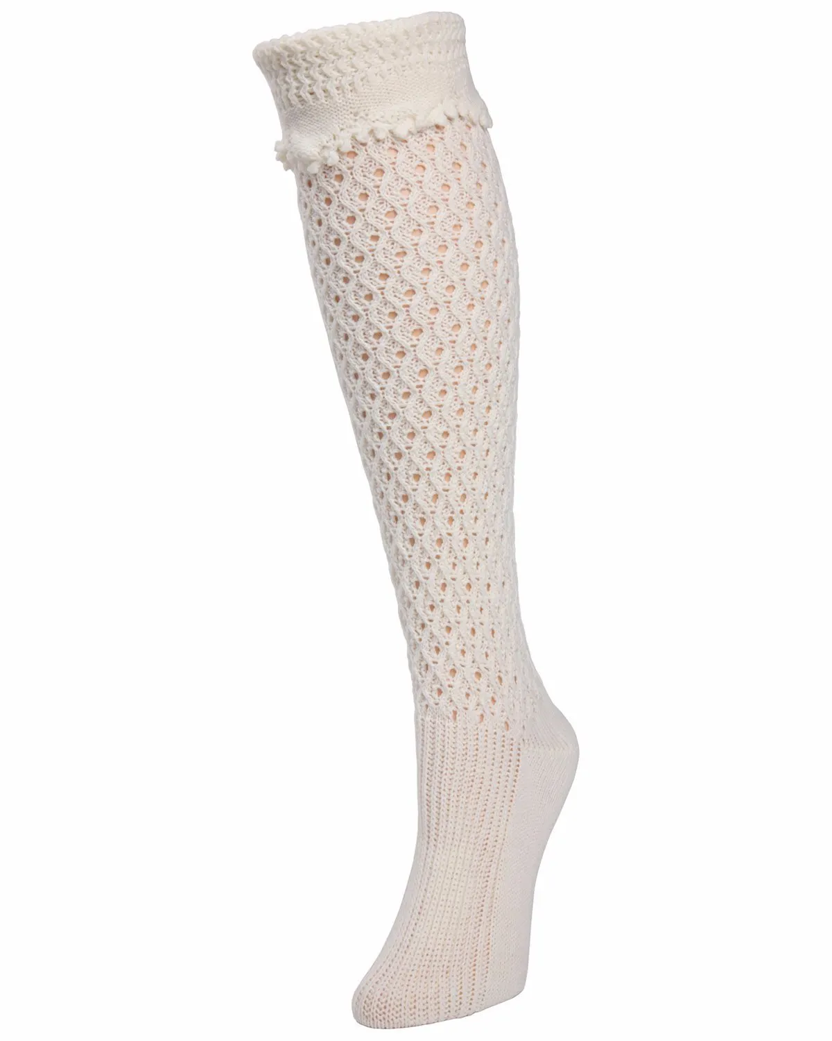 Cialda Waffle Knit Knee High Sock