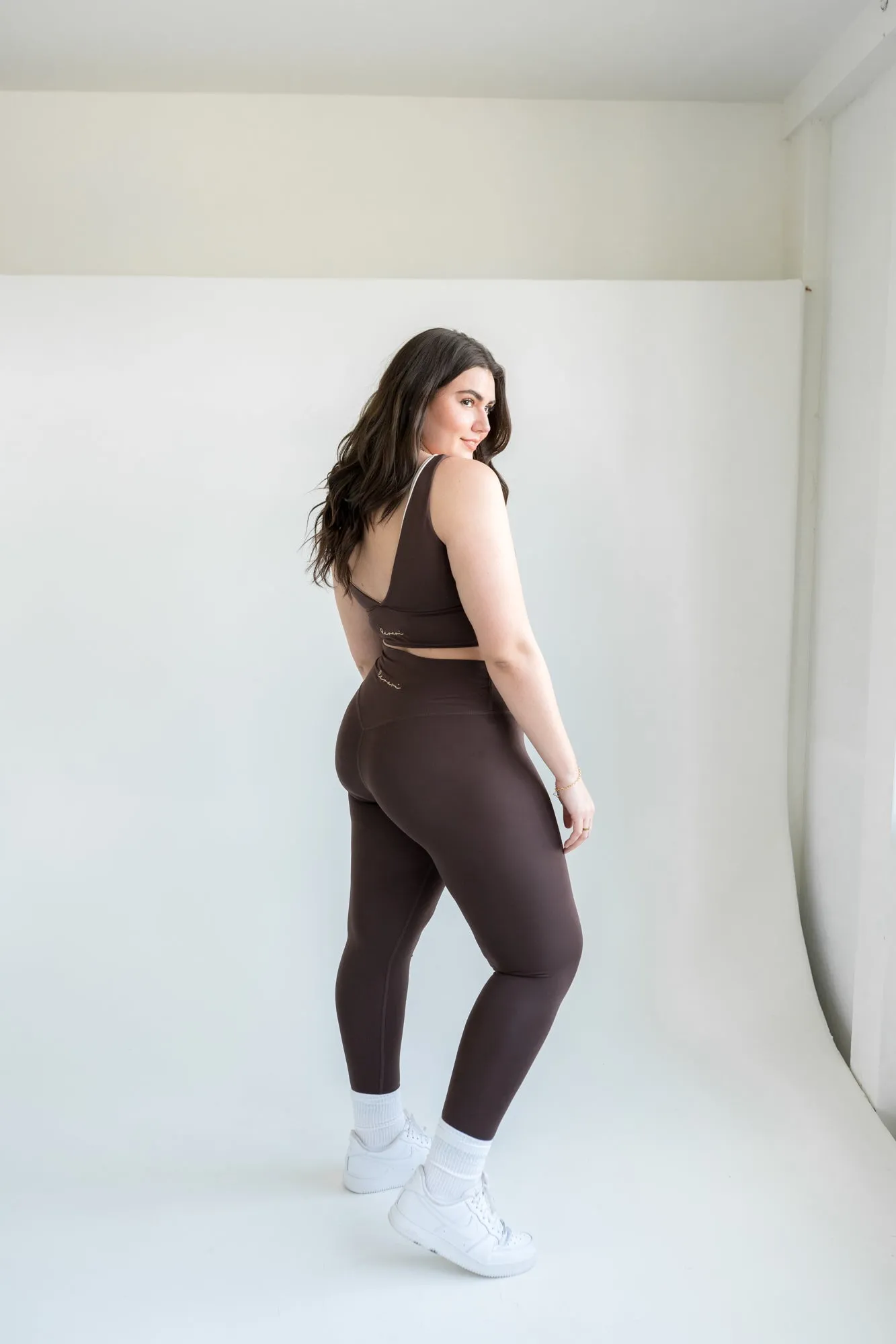 Core High Waisted Leggings- Mocha