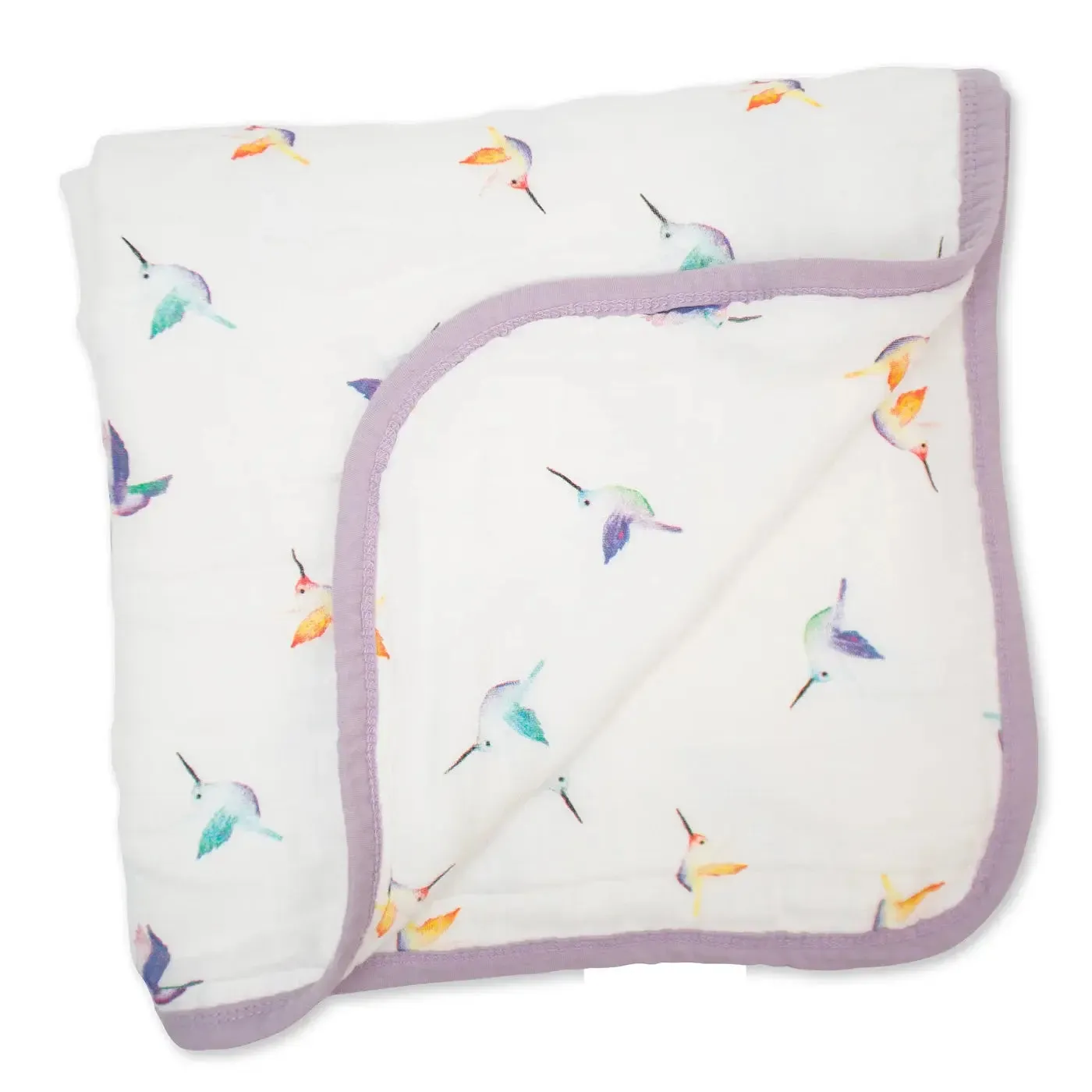 Deluxe Muslin Quilt - Hummingbird | Lulujo