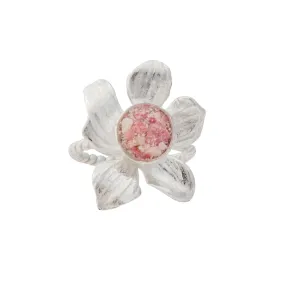 Fera ~ Medium Flower Braided Band Ring