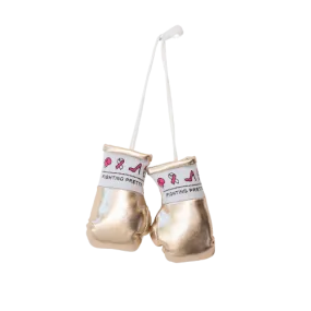 Fighting Pretty Mini Boxing Gloves - Gold