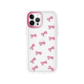 iPhone 12 Pro Max Pink Ribbon Mini Phone Case