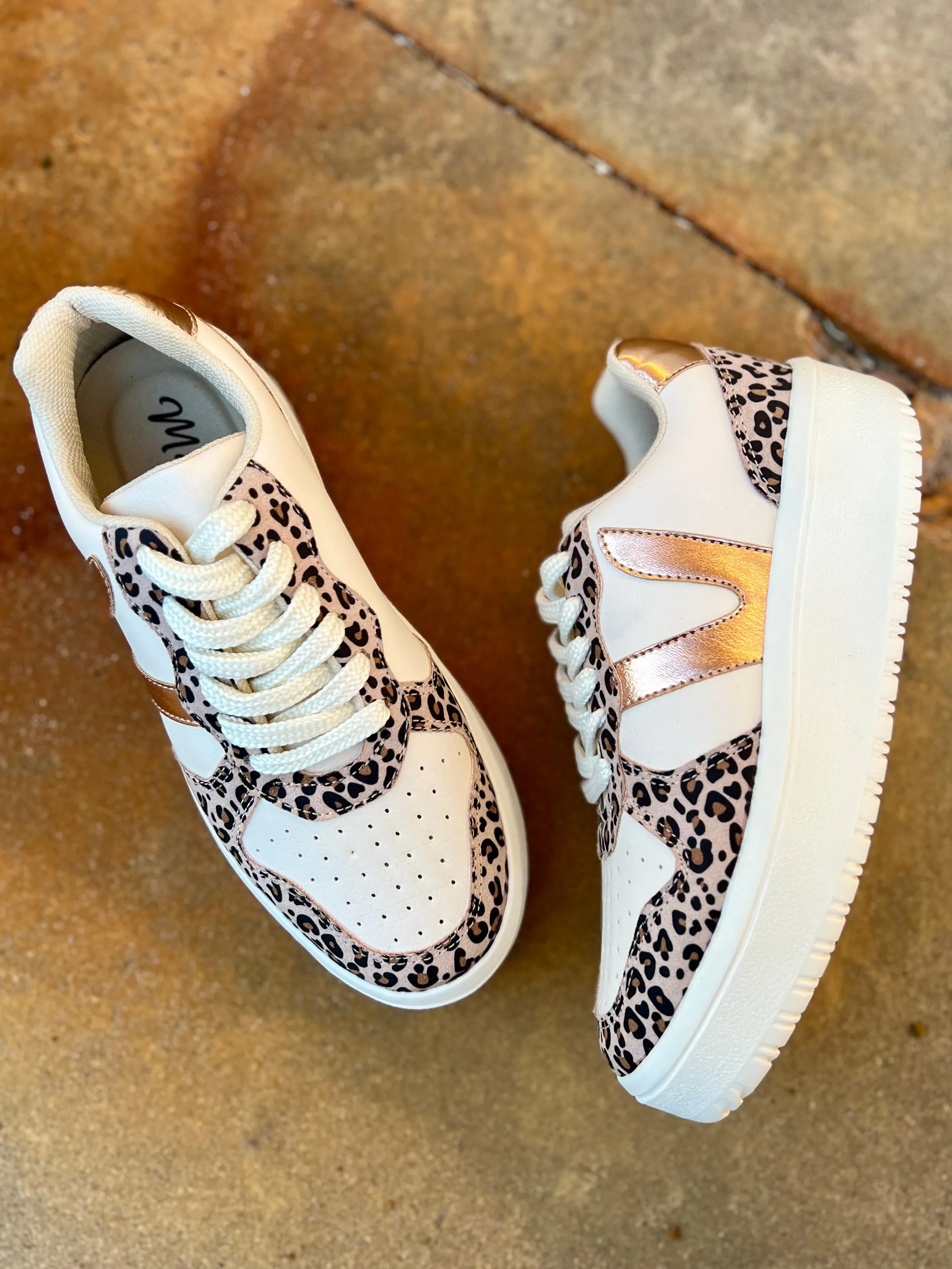 Ivy Nude Leopard Sneakers