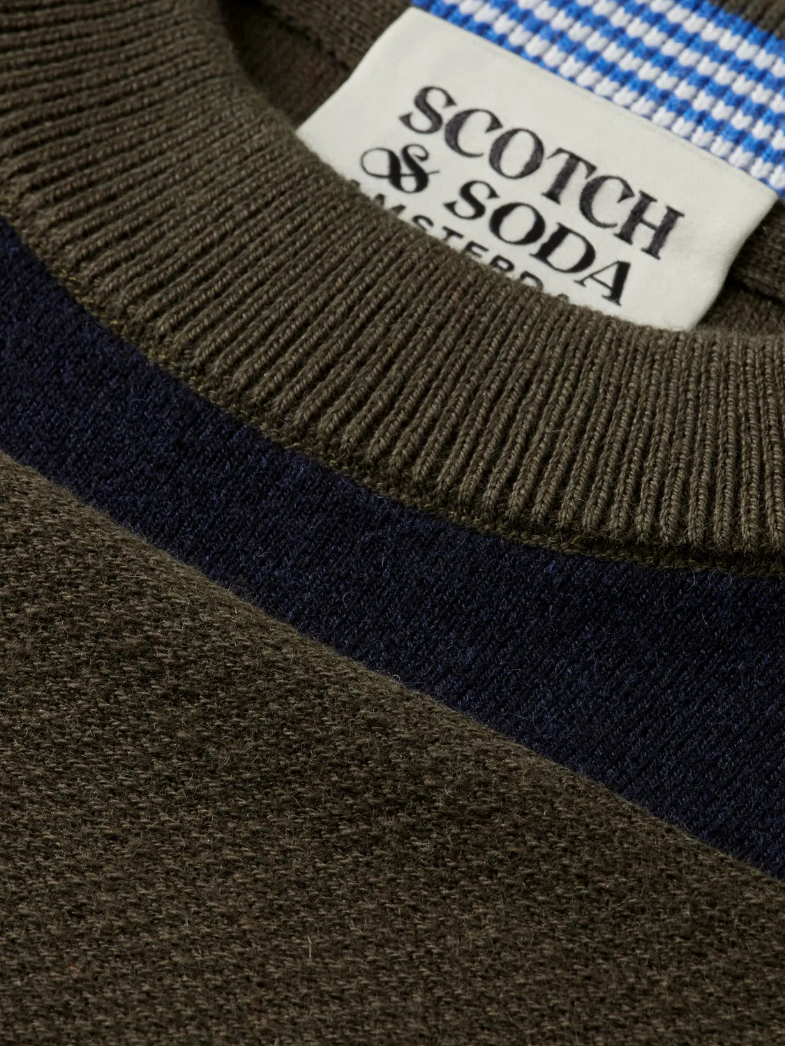 Kids - Striped wool-blended sweater