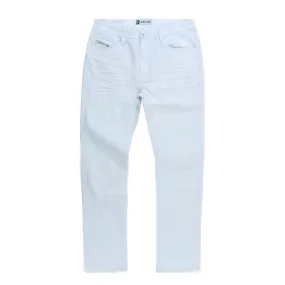 M1901 Makobi Segreto Waxed Jeans - White