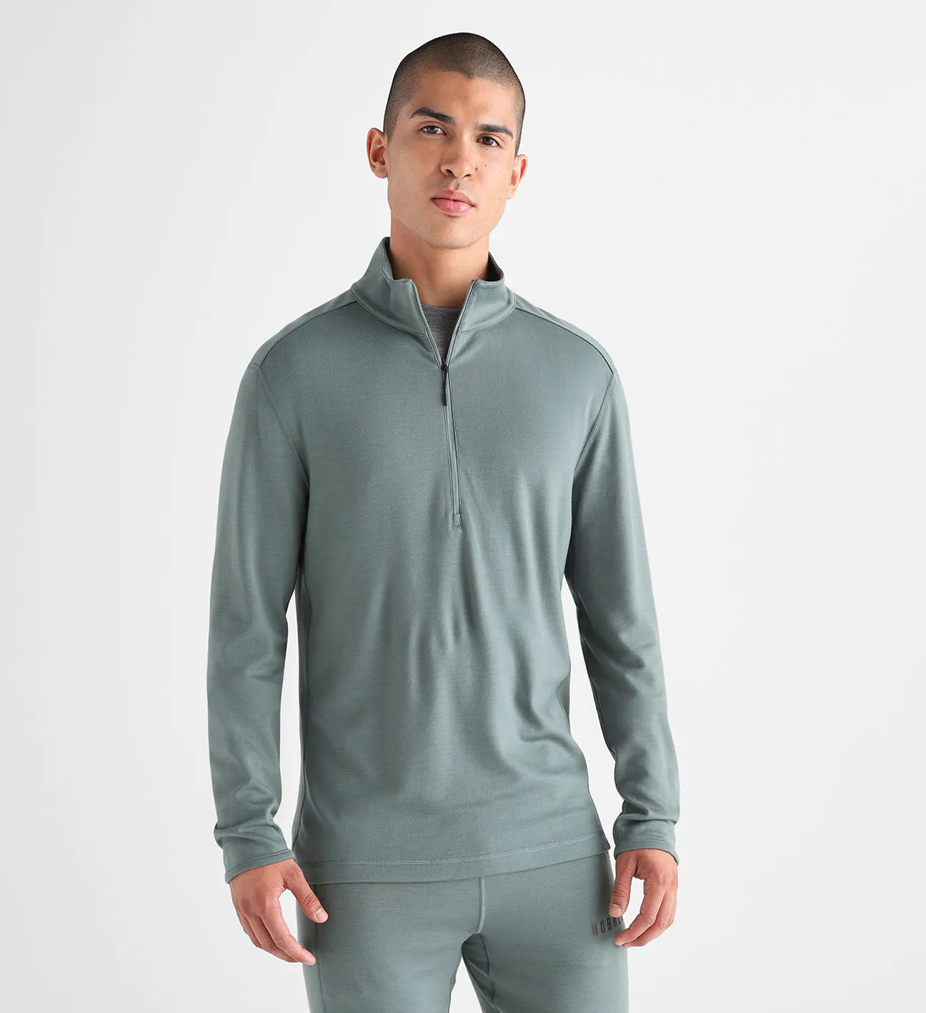 Men's Blended Merino Wool 1/4 Zip