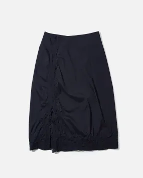 Needle Punched Skirt - Dark Navy