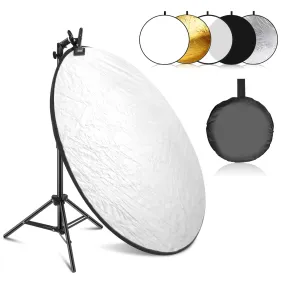 NEEWER 32”/80cm Light Reflector with Stand