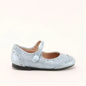 Papanatas Celeste Patent Wingtip Mary Jane