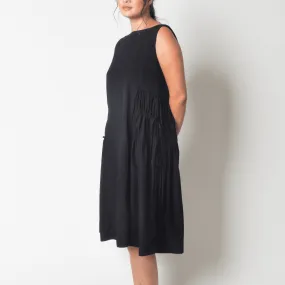 [Ready Today] Drawstring Dress Black