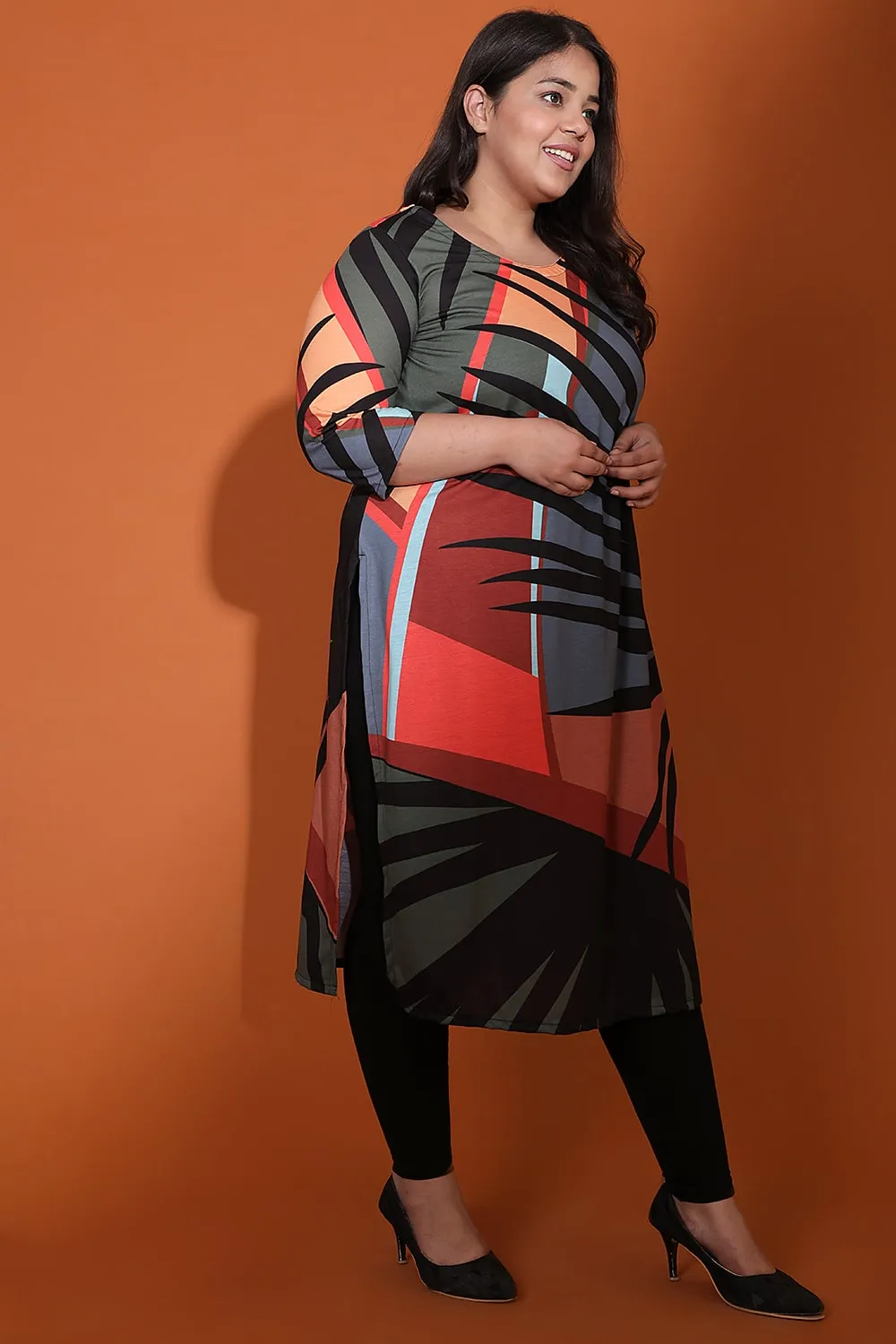 Sienna Tropical Print Kurti