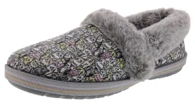 Skechers Bobs Women's Too Cozy Purrfect Storm Memory Foam Slippers