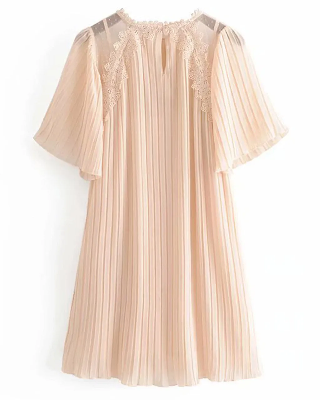 Tullia Oversized Light Pink Short Cocktail Dress