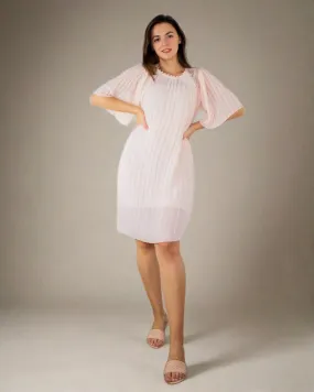 Tullia Oversized Light Pink Short Cocktail Dress