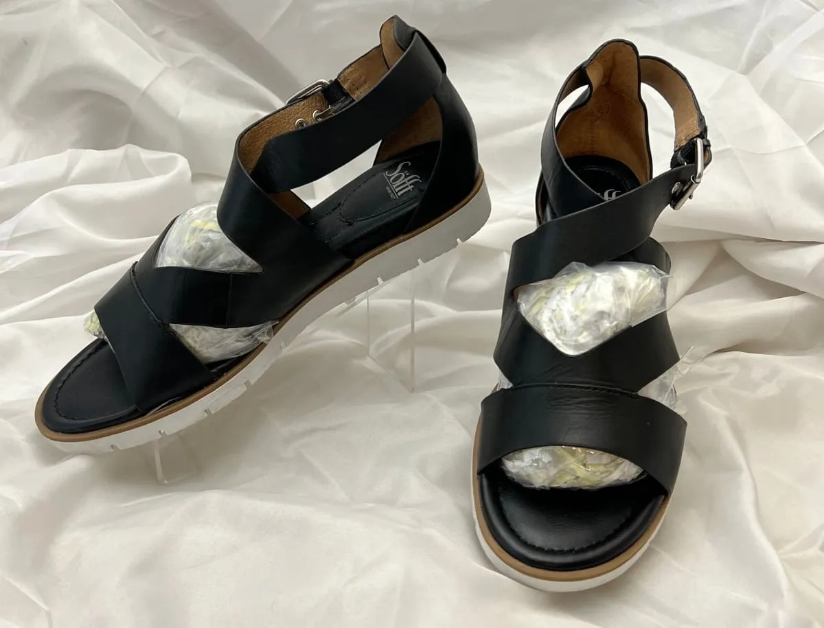 Women's SOFFT •Maribel•. Sandal  Black Leather